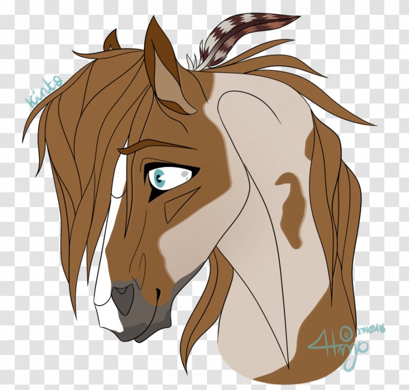 Pony Mustang Pack Animal Legendary Creature Mane - Watercolor Transparent PNG