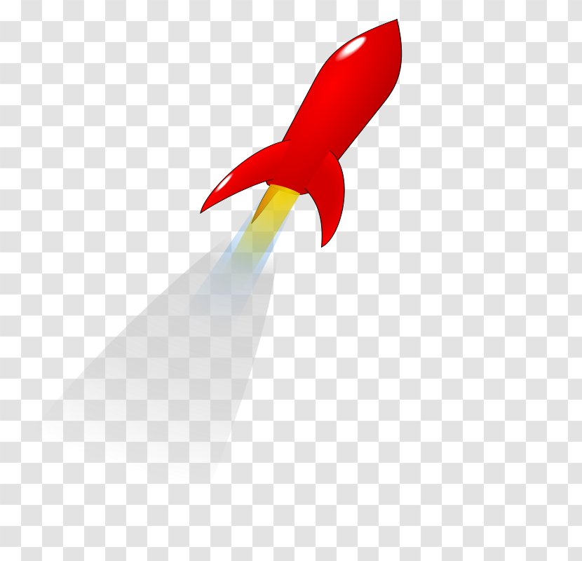 Rocket Launch Spacecraft Clip Art - Flat Design - Cartoon Transparent PNG