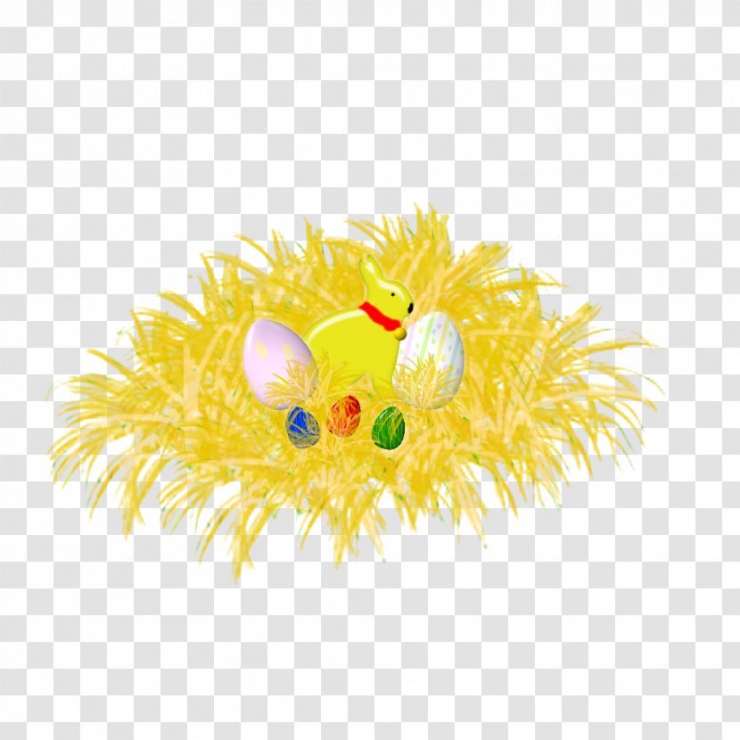 Easter Bunny Nest Petal Clip Art - Invertebrate Transparent PNG