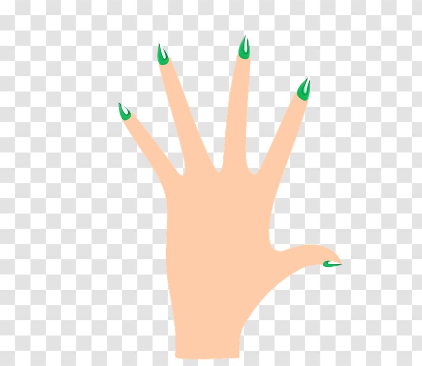 Finger Hand Nail Line Gesture - Logo Transparent PNG