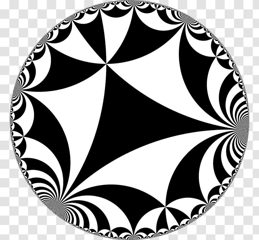 Hyperbolic Geometry Tessellation Space Uniform Tilings In Plane Transparent PNG