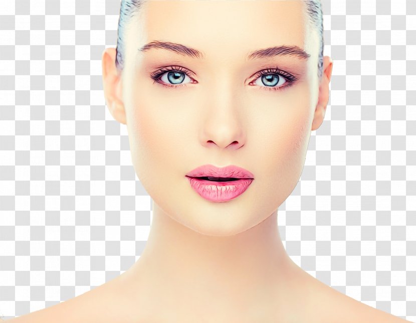 Face Hair Eyebrow Skin Cheek - Beauty Lip Transparent PNG