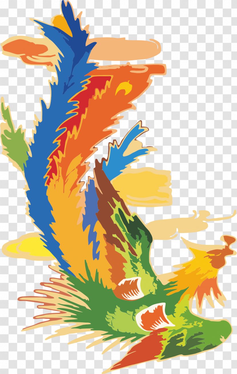 Feather Peafowl Clip Art - Phoenix Color Transparent PNG