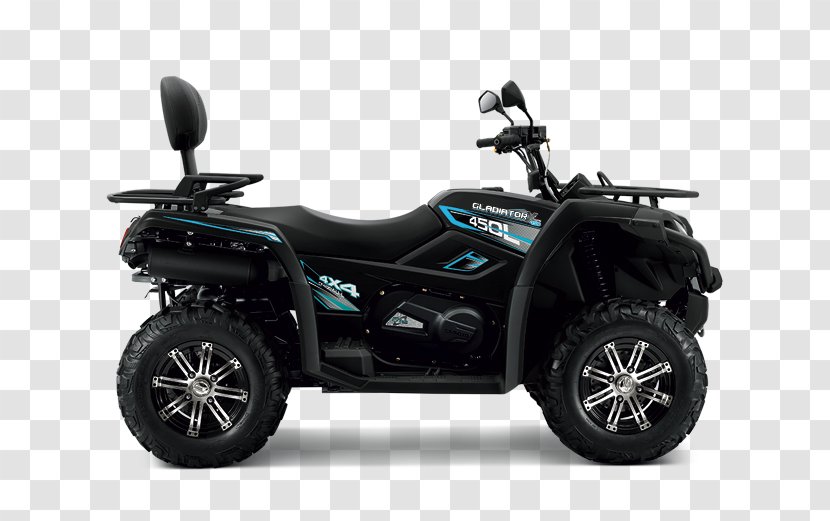 Quad Bike Motorcycle All-terrain Vehicle Continuously Variable Transmission All-wheel Drive - Side By - Gladiator Transparent PNG