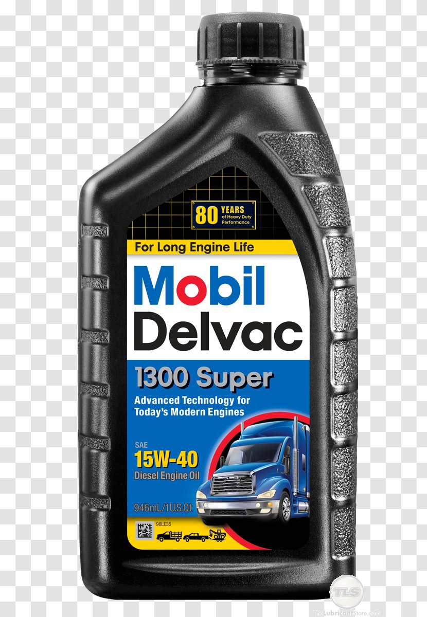 Mobil Super 96819 15w-40 Delvac 1300 Motor Oil Diesel Fuel Lubricant - Engine Transparent PNG