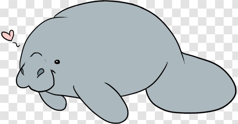 Sea Cows Desktop Wallpaper Clip Art - Heart - Cute Drawing Transparent PNG