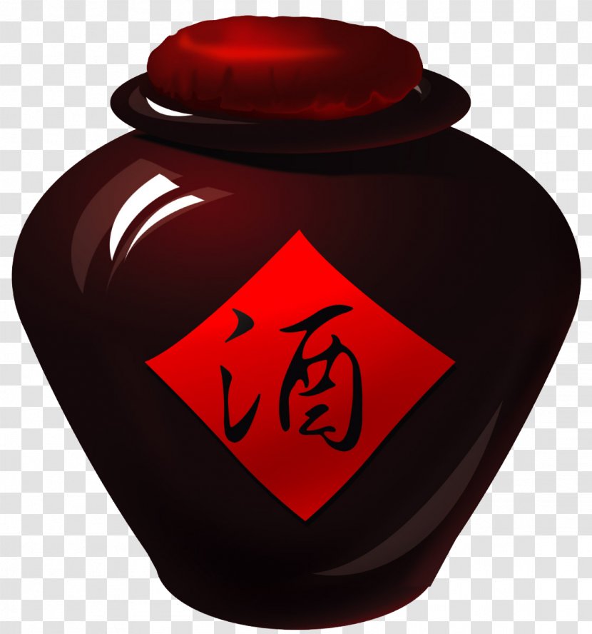 Baijiu Alcoholic Drink Drinking Brewing Ethanol - Wine Jar Transparent PNG