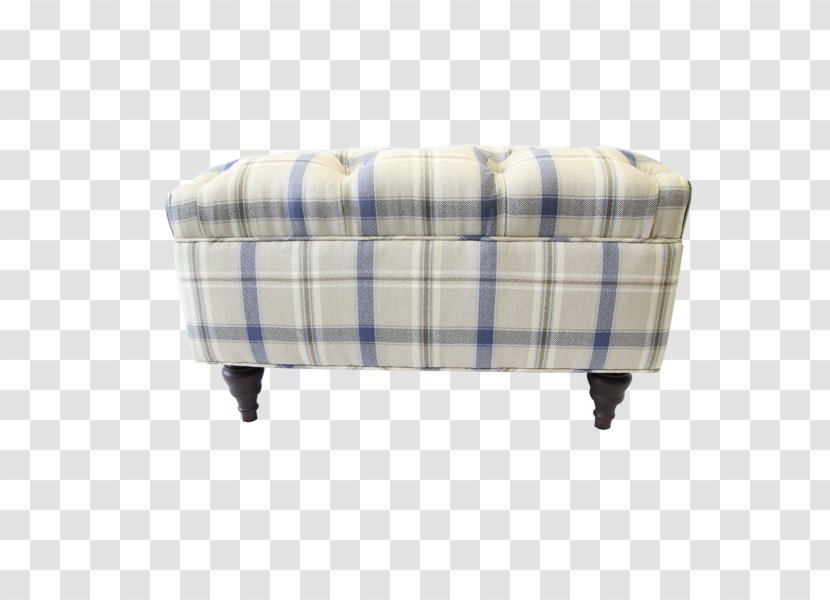 Foot Rests Couch Furniture Tartan Textile - Mahogany - Ottoman Transparent PNG
