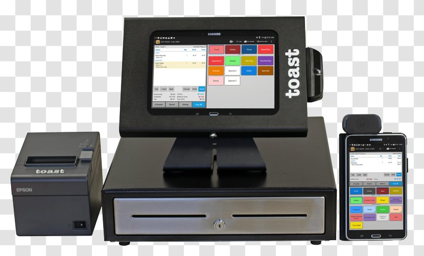 Point Of Sale Toast, Inc. Restaurant Management Software Business POS Solutions - Electronic Device Transparent PNG