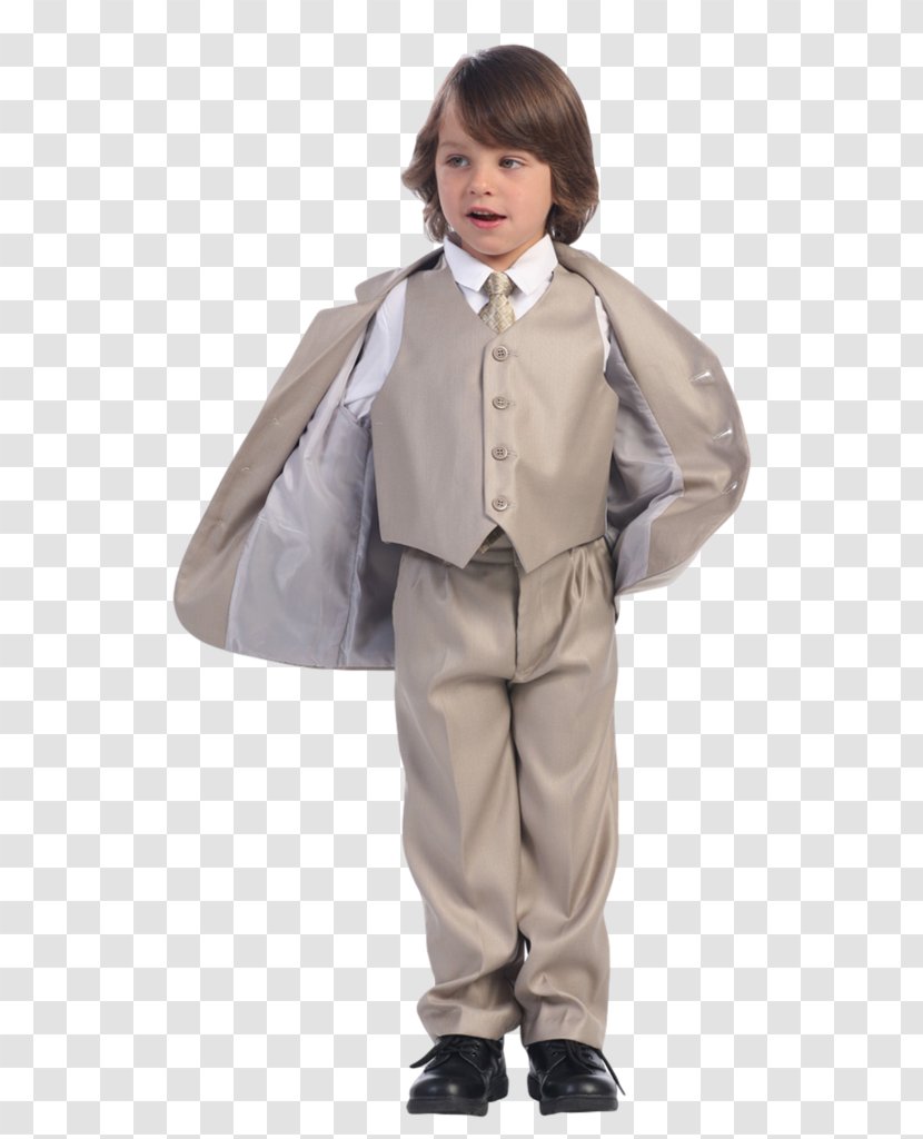Boy Suit Single-breasted Dress Outerwear - Boys Transparent PNG