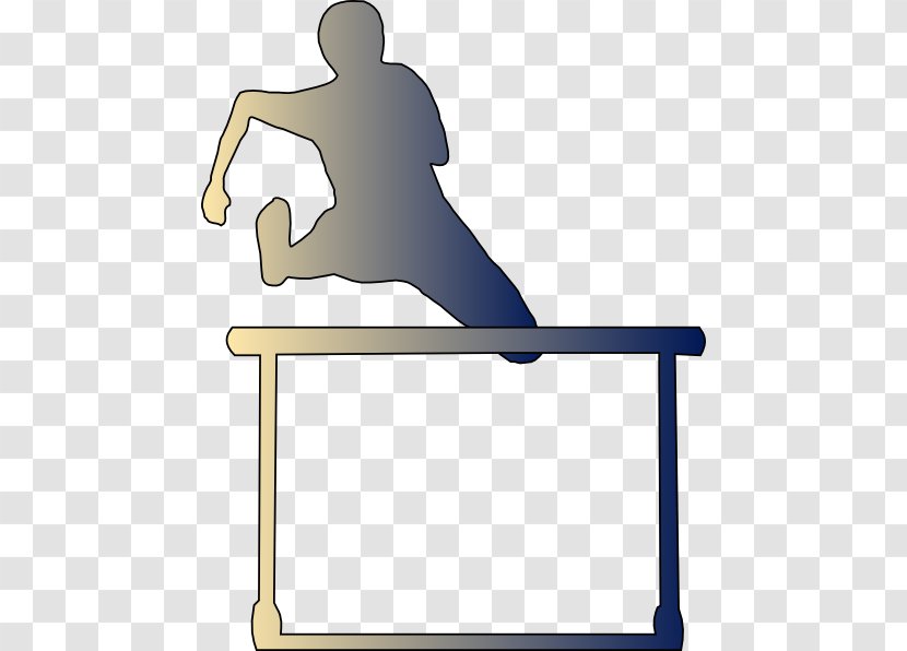 Hurdling Track And Field Athletics Hurdle Running Clip Art - Hand - Pictures Transparent PNG