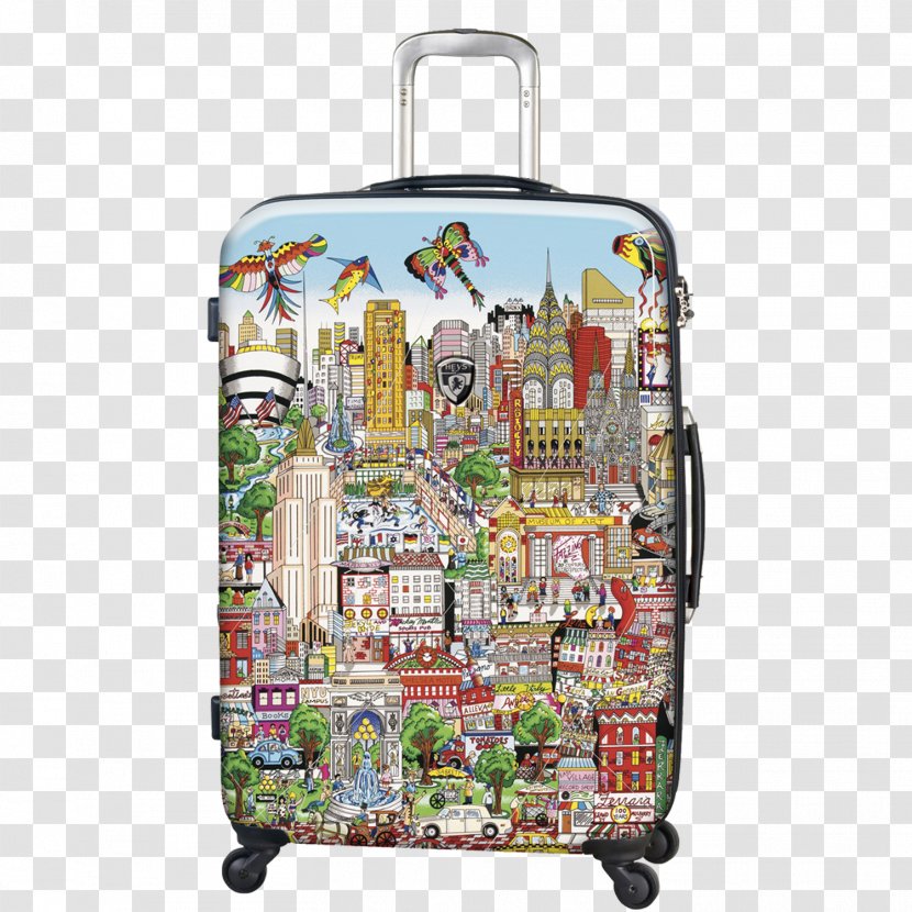 Heys USA Artist Baggage Suitcase Pop Art - Trolley - Luggage Transparent PNG