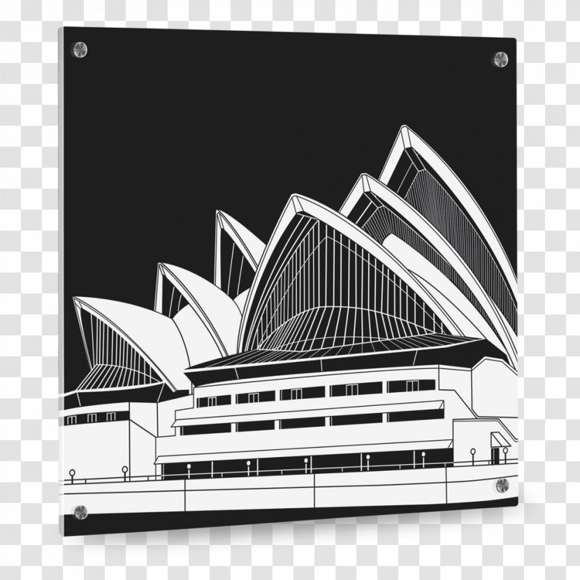 Sydney Opera House Art Canvas Print Printing - Visual Arts - Silhouette Transparent PNG