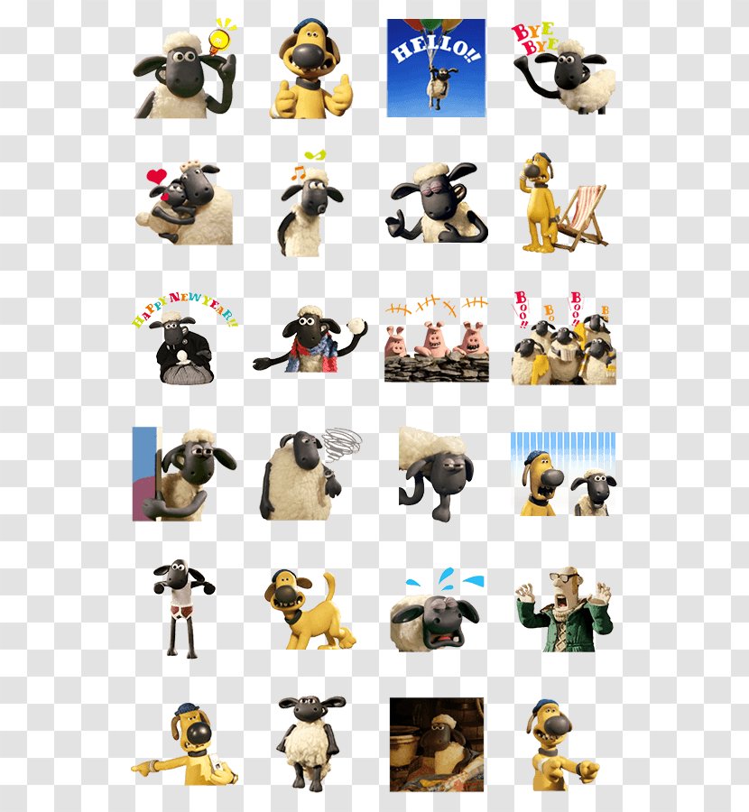 Sheep Sticker Animaatio LINE - Mammal Transparent PNG