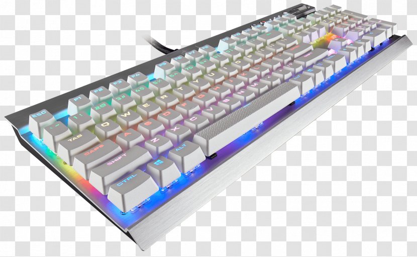 Computer Keyboard Mouse Corsair Gaming K70 RGB Mechanical English - Component - US KeycapComputer Transparent PNG