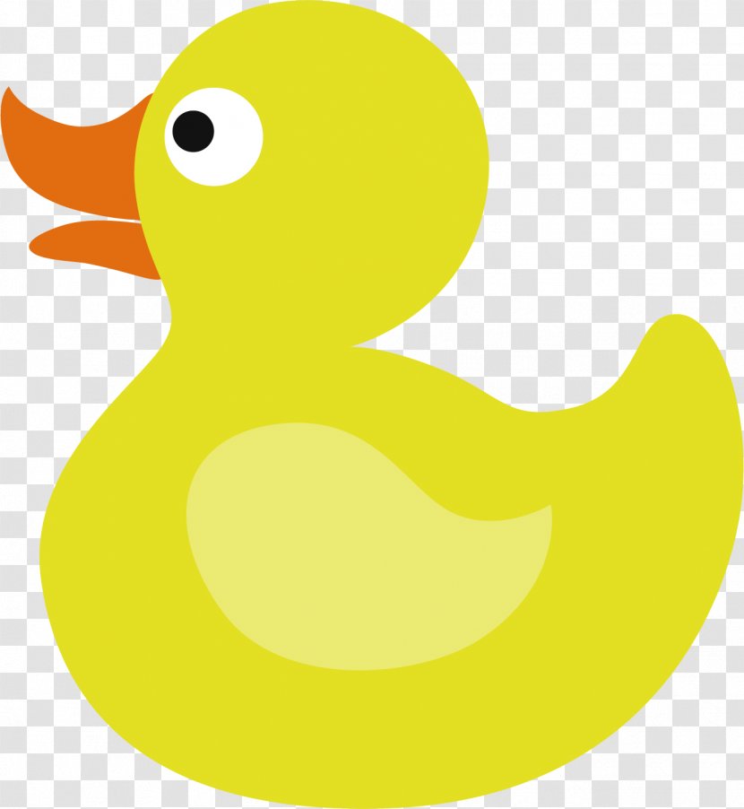 Duck Cartoon Illustration - Water Bird - Vector Transparent PNG