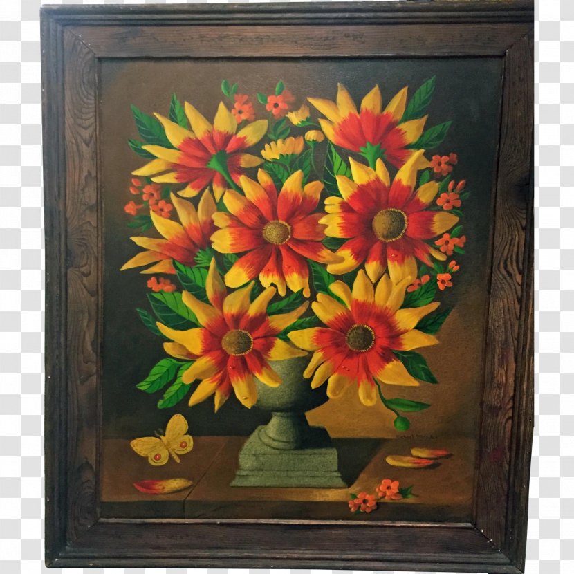 Acrylic Paint Still Life Photography Picture Frames Modern Art - Frame - Sunflower M Transparent PNG