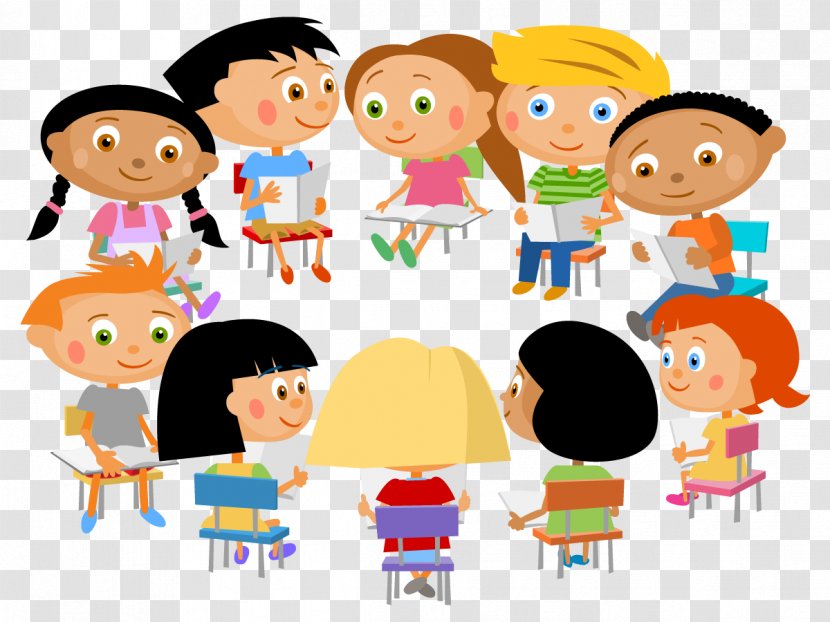 Reading Literature Circle Education Book Children's - Social Group - Student Transparent PNG