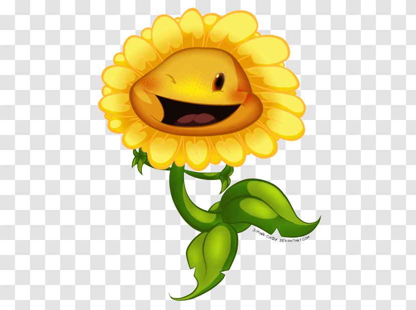 Common Sunflower Plants Vs. Zombies: Garden Warfare 2 Zombies 2: It's About Time - Silhouette - Vs Transparent PNG