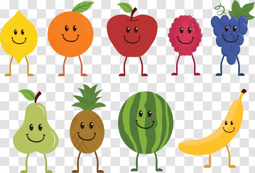Fruit Vector Graphics Apple Lemon Illustration - Happiness - Organism Transparent PNG