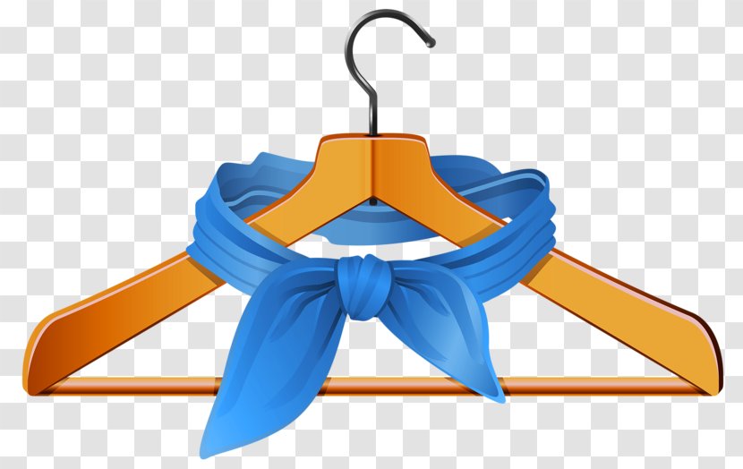 Clothes Hanger Clothing Necktie - Orange - Tie Transparent PNG
