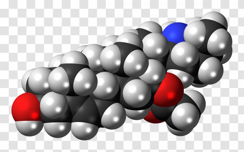 Cholesterol Molecule Molecular Model Lipid Space-filling Transparent PNG