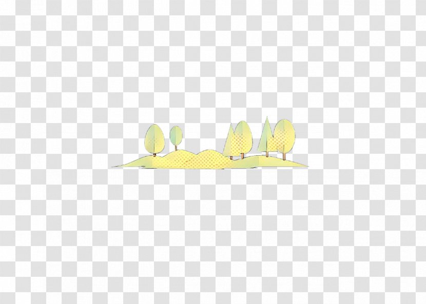 Retro Background - Yellow - Logo Plant Transparent PNG