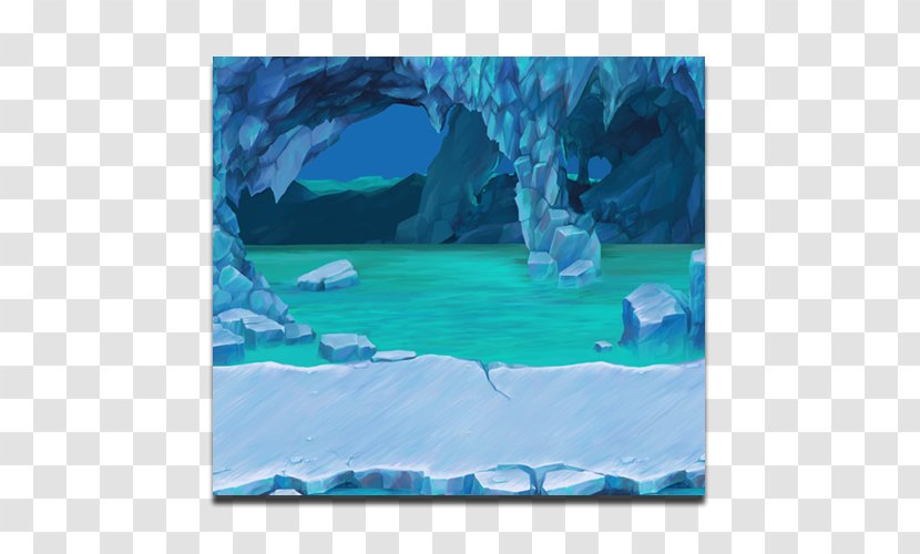 Ice Cave Video Game Polar Cap - Marine Mammal Transparent PNG