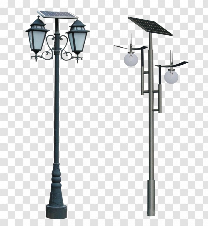 Solar Street Light Lamp Lighting - Energy - Saving Transparent PNG