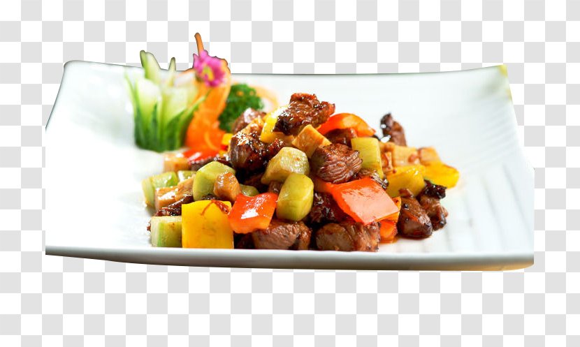 Vegetarian Cuisine Beef Black Pepper - Recipe - Eye Transparent PNG