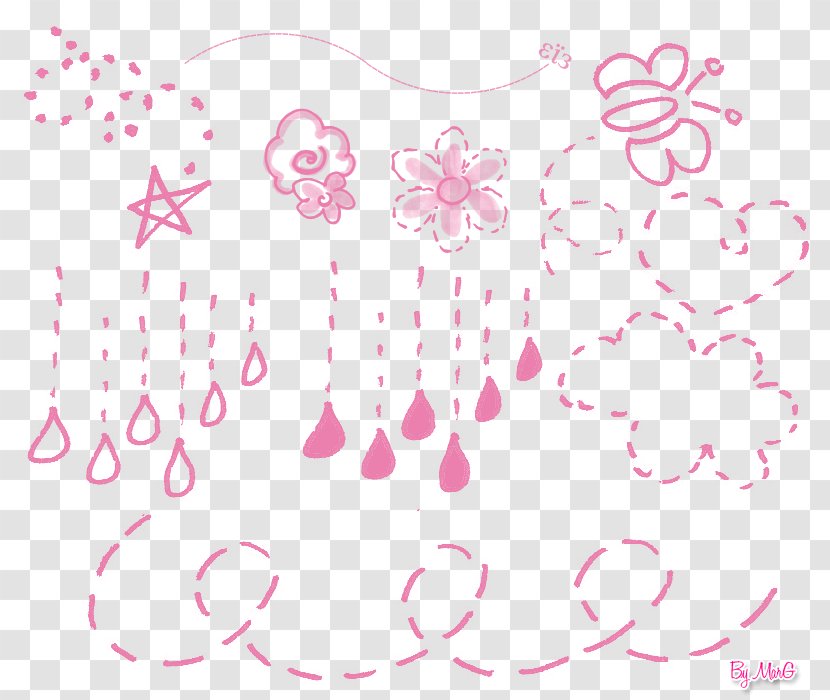 Line Point Pink M Clip Art - Drawing Transparent PNG