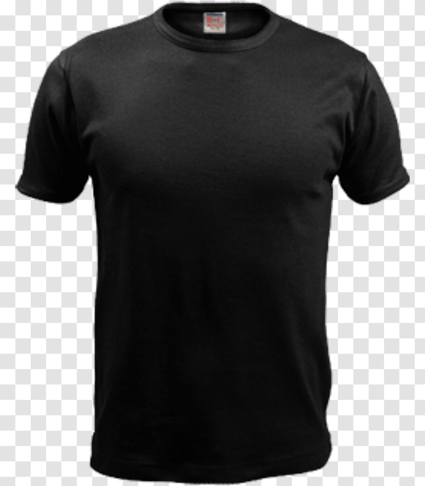 Printed T-shirt Under Armour Sleeve - Black T-Shirt Image Transparent PNG