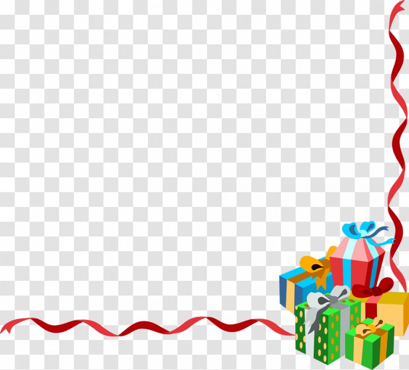 Santa Claus Christmas Gift Clip Art - Holiday - Corner Cliparts Transparent PNG