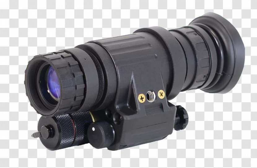 Night Vision Device Monocular Military AN/PVS-14 - Telescopic Sight Transparent PNG