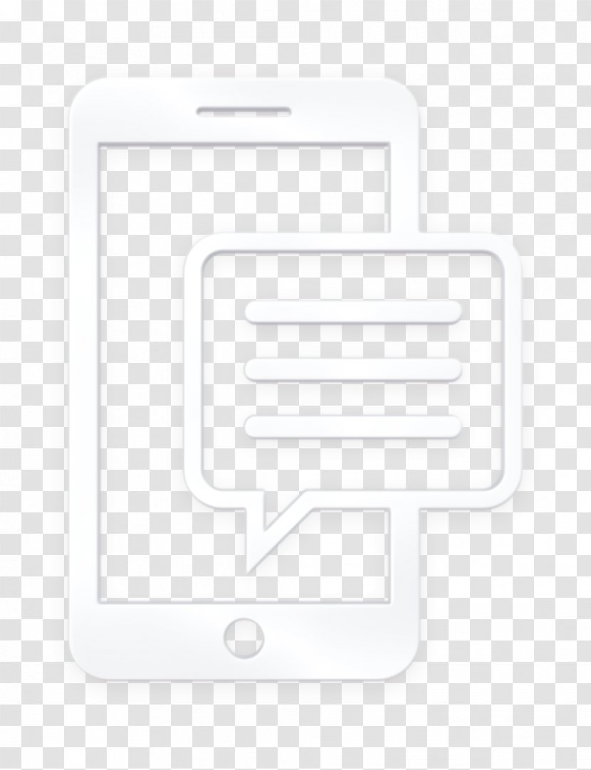 Message Icon Smartphone Phone Icons - Tools And Utensils - Rectangle Symbol Transparent PNG