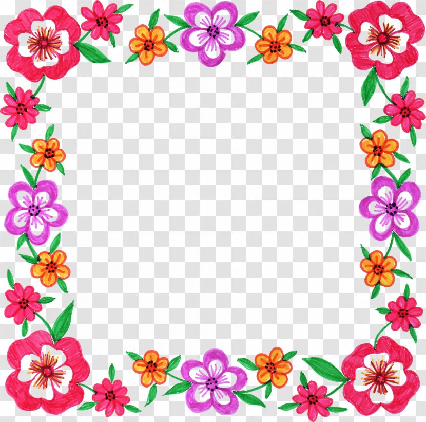 Flower Floral Design Clip Art - Perfume - Square Frame Transparent PNG