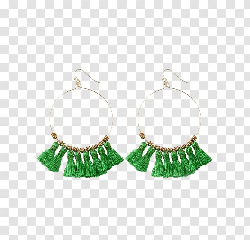 Earring Tassel Fringe Clothing Accessories Jewellery - CHINESE CLOTH Transparent PNG