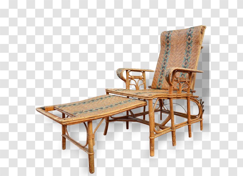 Rattan Chair Chaise Longue Furniture Wicker - Table Transparent PNG
