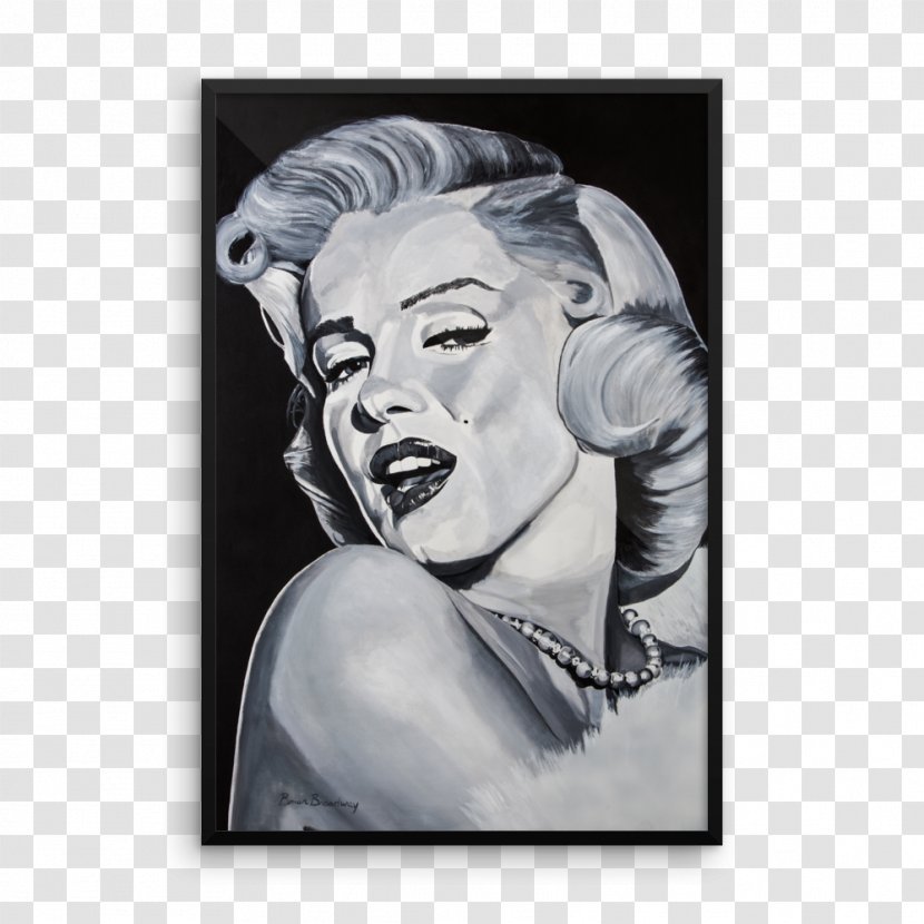 Picture Frames Image Artist Poster Drawing - Marilyn Monroe Transparent PNG