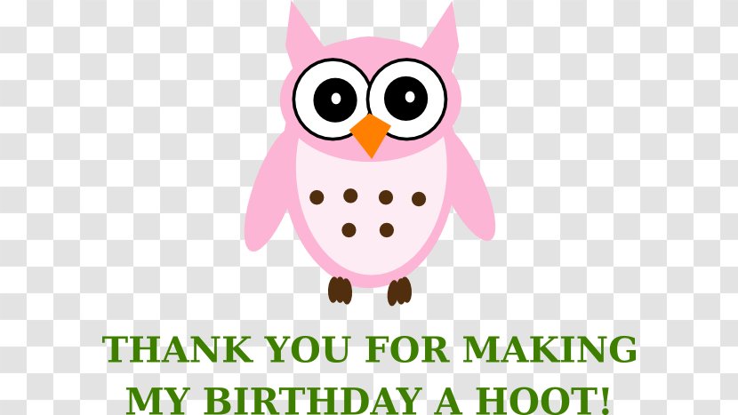 Baby Owls Clip Art - Owl - Thank You Tag Transparent PNG