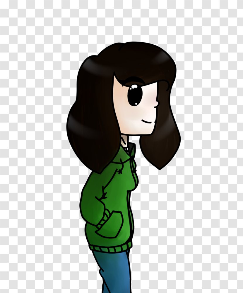 Black Hair Character Clip Art - Neck - LUL Transparent PNG