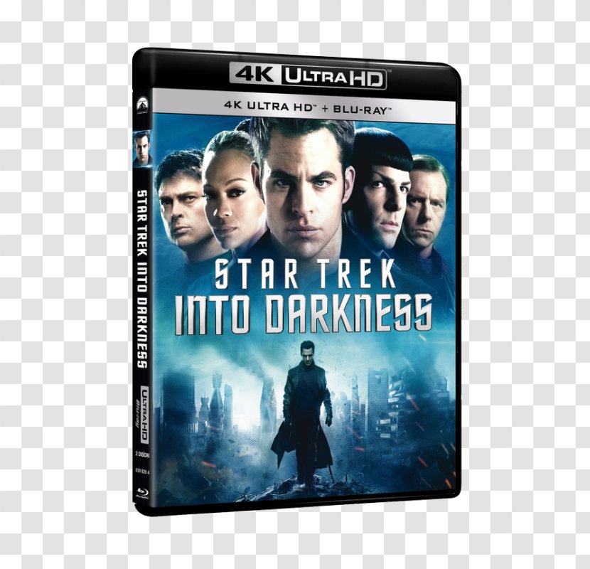 Chris Pine Star Trek Into Darkness Ultra HD Blu-ray Disc James T. Kirk - Highdefinition Television Transparent PNG