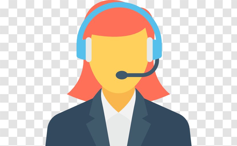 Customer Service Call Centre - Electric Blue - Male Transparent PNG