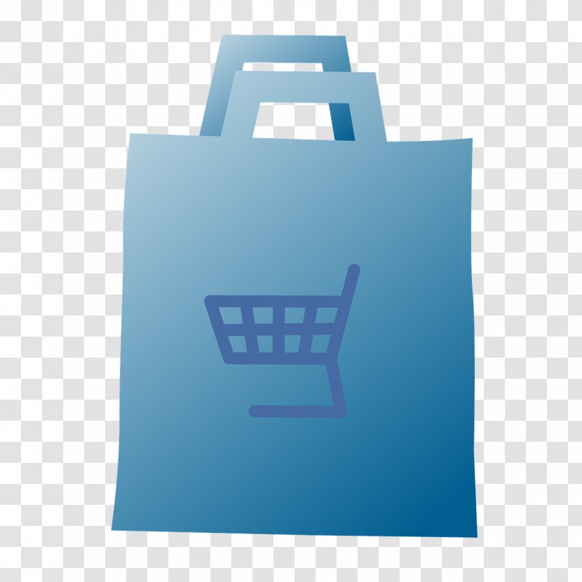 Plastic Bag Shopping Bags & Trolleys Packaging And Labeling - Electric Blue Transparent PNG
