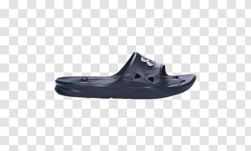 Slipper Men's Under Armour Locker III Sliders Flip-flops - Shoe - Navy Tennis Shoes For Women Transparent PNG