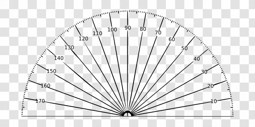 Angle Protractor Semicircle Clip Art Transparent PNG