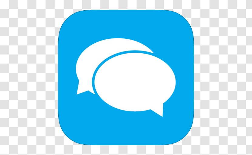 Blue Area Text Symbol Point - Metro - MetroUI Apps Messaging Alt Transparent PNG