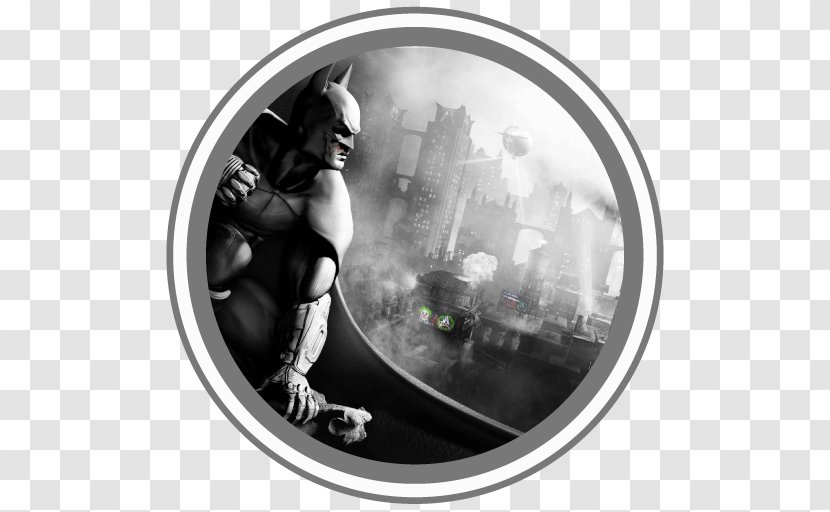 Batman: Arkham City Asylum Knight Origins - Monochrome - Batman Transparent PNG