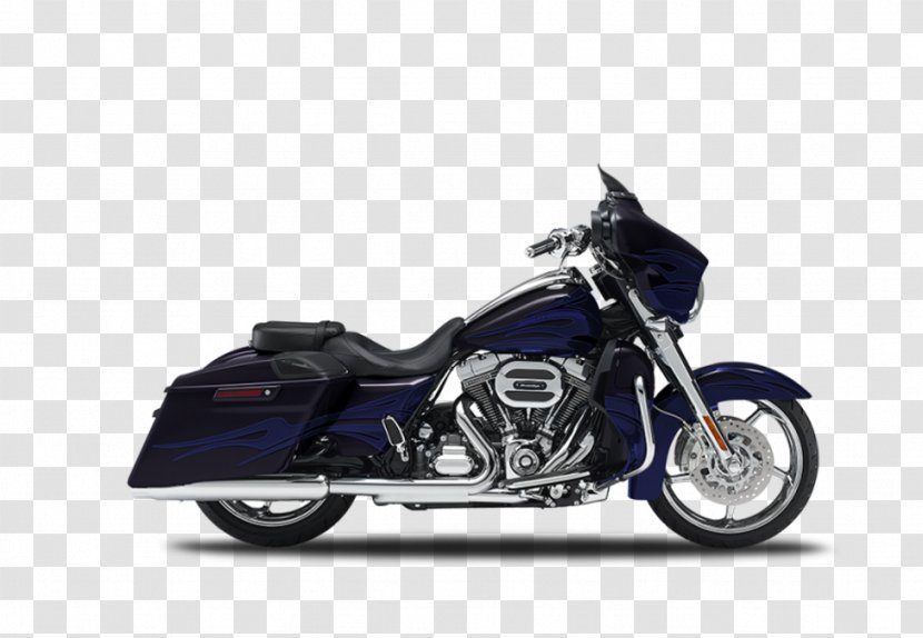 Harley-Davidson CVO Motorcycle Street Glide - Vtwin Engine - Motorcycles Transparent PNG