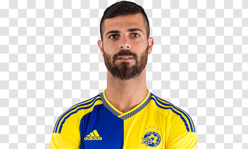 Omri Ben Harush Maccabi Tel Aviv F.C. Jersey Beard Barak Yitzhaki - T Shirt - Fc Transparent PNG